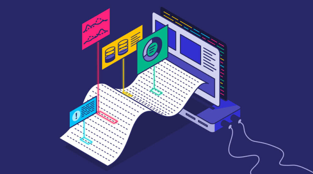 Log analysis involves collecting and examining log data — digital records of activity on a system or network.